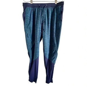 Land's End Jogger Pants men's est. size medium 32" blue zipper pockets no tags